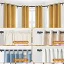 Bay Window Curtain Rods, HOTOZON 7/8 Inch Heavy Duty Curtain Rods for Bay Windows 48-84 Inch(Center Rod), 32-58 Inch Side Rods for Windows, Black, Decorative Drapery Rod with End Cap Finials