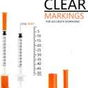 1/2ml 31G 5/16 Inch Measuring Syringes Lab Supplies, Individually Sealed Wrapped - Pack of 20