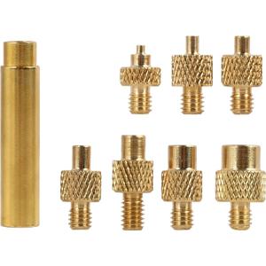 YENOVO Heat Set Insert Tool Kit for Threaded Inserts M2M8, 7 Pcs Solder Tips Compatible with Hakko FX-888D, Weller SP40NUS, 900M/T18, for Plastic Heat Press Threading 3D Printer Parts