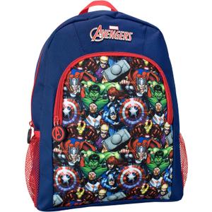 Marvel Backpack For Boys | Avengers Backpack | Captain America And Iron Man Backpacks | Kids Superhero Bag | Blue One Size