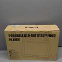 16.9''Portable DVD Player with 14.1''HD Large Screen, 5 Hours Rechargeable Battery, Kids DVD Players for Car Travel, USB/SD Card/Sync TV and Multiple Disc Formats, Black