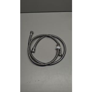 Rubber hose, 100 cm, stainless steel, general purpose