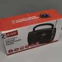 GPX R633B Portable Shortwave AM/FM Clock Radio (Black)