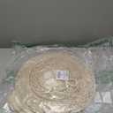 Creative Co-Op White Cotton Macram Canopy with Tassels