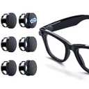[6-Pack] Light Cover for Meta Glasses, Led Blocker Compatible with Wayfarer, Skyler, Headliner Block Flashing | Non-Adhesive Fixation Flash Blocking, Enables Error-Free Recording, Privacy Cover