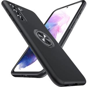 Anqrp Designed for Samsung Galaxy S21 Case, Built-in [15Ft Drop Protection][Heat Dissipation] Shockproof Military Grade Protection,for Samsung Galaxy S21 Case,Black