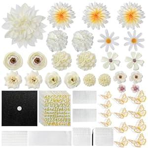 ALKB Blue Graduation Cap Decorations Kit, DIY Grad Cap Topper with Faux Flower, Gem Pearl Letter Sticker,3D Butterfly, Glitter Paper ALKB Blue Graduation Cap Decorations Kit, DIY Grad Cap Topper with Faux Flower, Gem Pearl Letter Sticker,3D Butterfly, Glitter Paper