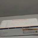 Homemory Amber Flickering Flameless Candles, Battery Operated Acrylic LED Pillar Candles with Remote Control and Timer, Fall Candles, Set of 5