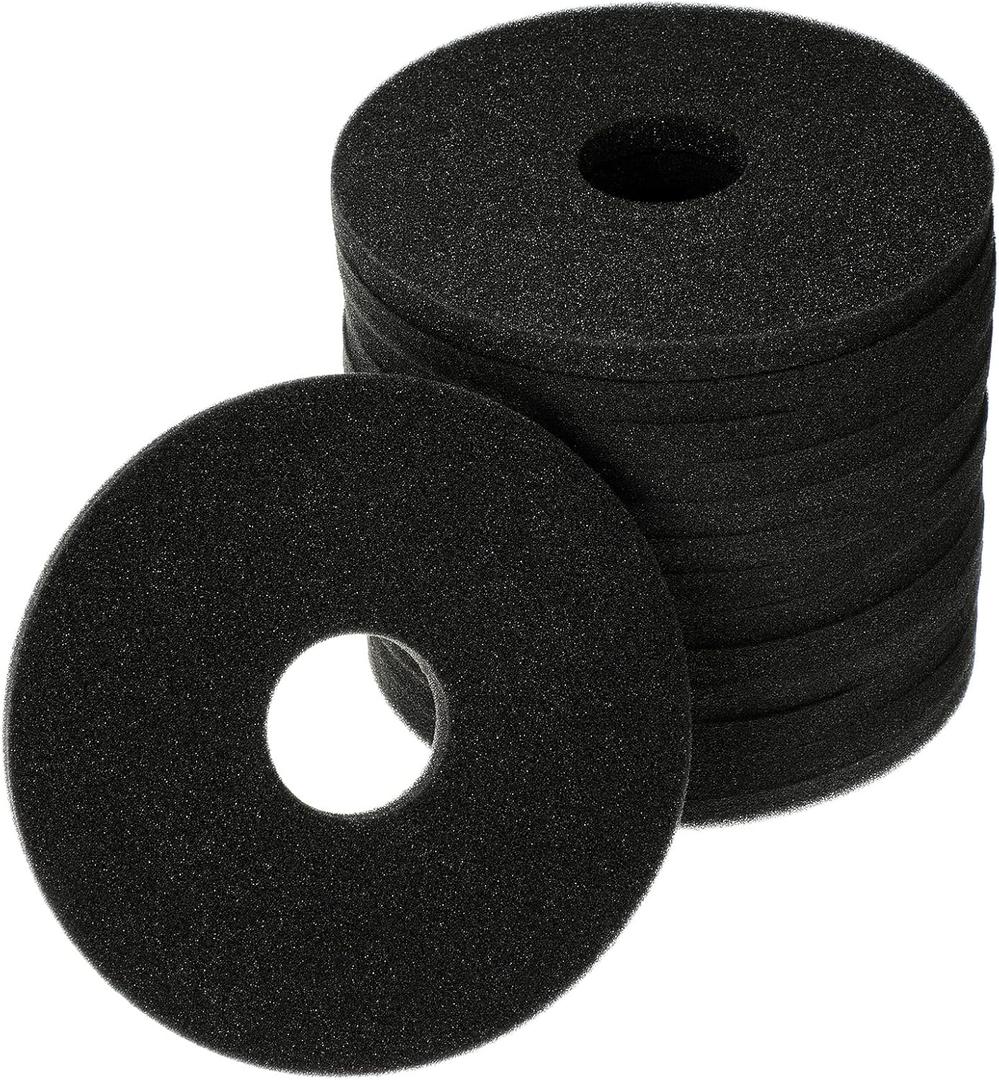 Treela Bar Rimmer Sponges Replacement Glass Rimmer Sponges Margarita Salt Rimmer Sponges Cocktail Glass Rimmer Sponges for Lime Juice, Black(16 Pieces)