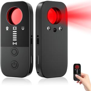 Hidden Camera Detectors & Bug Detector, 2026 Upgraded Spy Camera Finder with 7 Modes | Detects RF Signals & GPS Trackers for Hotel, Office, Bathroom & Car | Portable with 720-Hour Battery