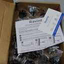 Ravinte 25 Pack Drawer Pulls 1-1/4 Inch Kitchen Cabinet Knobs Solid Round Dresser Drawer Knobs Matte Black Dresser Knobs Drawer Knobs Simple Cabinet Hardware for Cupboard Drawer Pulls