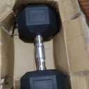 CAP Barbell 35 LB Coated Hex Dumbbell Weight, New Edition