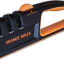 Knife Sharpeners for Kitchen- 5 Adjustable Sharpening Angle- Premium Quality - Handheld Knives & Pocket Knife Sharpener by Sharp Pebble