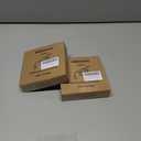 2 x Abbaoww 10 Yards Coffee Velvet Ribbon 1 Inch Wide Single Face Velvet Ribbon for Christmas Wreath Decoration Gift Wrapping DIY Project Bow Making