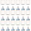 3.5 Inches Baby Bottle Shower Favor,Mini Plastic Candy Bottle,Baby Shower Supplies Boy Girl Newborn Baby Baptism Birthday Party Decor (2 Dozens, Blue) (24 Count (Pack of 1))