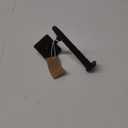 Rustic State Motris Wall Mount Railroad Spike Cast Iron Bathroom Toilet Paper Holder, Rustproof Tissue Roll Hanger - 6.5 Inch - Black