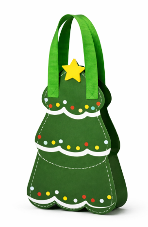 Christmas Party Favor Bags, Christmas Tree Gift Bags - 24PCS
