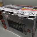 Black+Decker Countertop Convection Toaster Oven, 8 One-touch Cooking Functions, Stainless Steel, Extra-deep Interior
