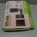 Desyeryamimi PA Speaker Mount Bracket Support up to 110lbs-Adjustable Speaker Wall Mount Brackets-Heavy Duty Speaker Mounts-Speaker Stand(2 Packs,Black)