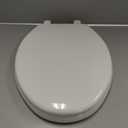 BEMIS 7800TDG Commercial Closed Front Plastic Toilet Seat, Heavy Duty Industrial Seat with Lid, Secure Installation for Long Lasting Hospitality Use, Elongated, White