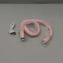 Vekkia Rechargeable LED Neck Reading Light, Book Lights for Reading in Bed, 3 Brightness Levels, Flexible Soft Silicone Arms Comfortable Wear, Long Lasting, Perfect for Craft & Knitting, Pink