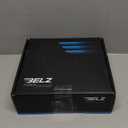 BELZ Matte Black Bathroom Faucet, Modern Single Handle One Hole Bath Vanity Sink Faucets with Pop Up Drain and Deck Plate for 1 or 3 Holes