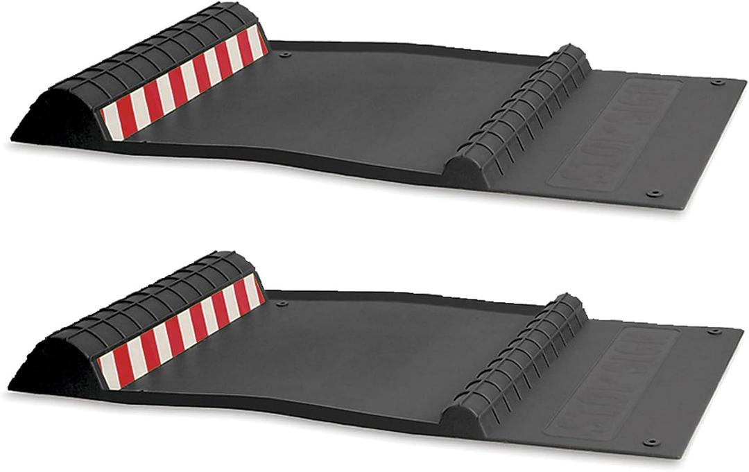 Maxsa 37358-2PK Park Right 21" x 11" x 2" Parking Mat, Black