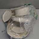 19 Pcs Pots and Pans Set Non Stick Ceramic Cookware Set with Removable Handles, Non Toxic Induction Kitchen Cookware Sets RV Cookware,Dishwasher/Oven Safe PFAS/PTFE/PFOA Free Cream White