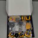 NewBandMo 5 in 1 Transform Magnetic Construction Trucks Toys Gifts for 3 4 5 6 Year Old Boys Kids, Easy DIY Assembly, Transform Trucks Toys for Boys Kids, Ideals 3 4 5 6 Year Old Boy Birthday Gift (Yellow-black)