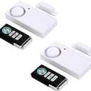 HENDUN Door Alarms When Opened with Remote, Door Bells Chimes, Door Security Sensor Pool Alarm for Kids Safety (2 Pack)