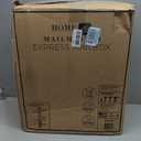 Step2 MailMaster Express Mailbox & Post, Weather Resistant, Large Outdoor Mailboxes, Made of Durable Plastic, Easy to Install, Flag Included, Mocha