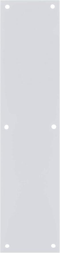 2 Pack CRL Clear Anodized Push Plates 4" x 16"