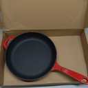 Lodge Enameled Cast Iron Skillet, 11-inch, Red