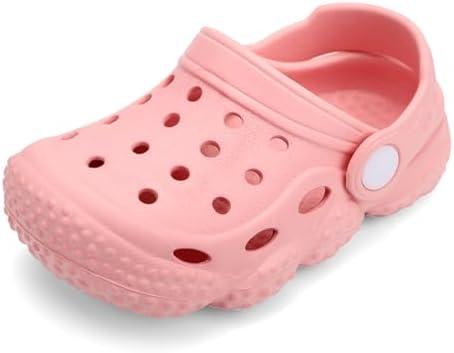 INMINPIN Baby Clogs Garden Shoes Newborn Infant Lightweight Breathable Beach Pool Sandals Non-Slip Baby Boys Girls Water Shower Summer Shoes Splay Naturally Size 22 (1,5)