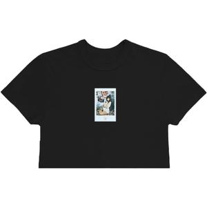 Lisa Women's Official Polaroid Baby T-Shirt, Black