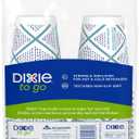 Dixie To Go Paper Coffee Cups, 12 oz, 132 Count (6 packs of 22 cups), Disposable Insulated Paper Cups for On-The-Go Hot or Cold Beverages