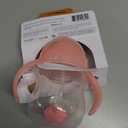Munchkin Any Angle Sippy Cup for Toddlers, Spill Proof Weighted Straw Cup with Transition Handles for Babies 6 Months and Up, 7 Ounce, Pink
