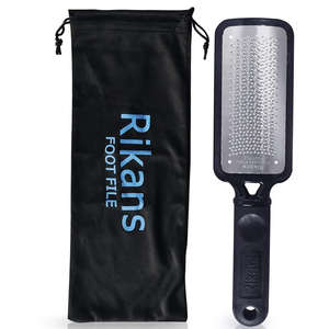 Rikans Colossal Foot File, Professional Foot Rasp Callus Remover, Foot Care Pedicure Tool to Remove Hard Skin,Can Be Used on Wet or Dry Skin, High Grade Stainless Steel File