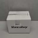Voncabay Money Safe Box for Home with Sensor Light & Fireproof Money Bag - 0.23 Cubic Feet Security Safe Box with Digital Keypad, Keys & Pass Code Lock Black