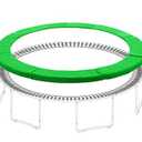 Trampoline Pad Replacement Trampoline Mat Replacement Padding Safety Pad Spring Cover Round Spring Cover with No Holes 10 Ft 12 ft 13 ft 14 ft 15 ft Black Blue Pink Green