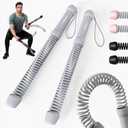 Ropeless Battle Ropes for Home Gym-Cordless Training Rope Fitness Equipment for Men & Women,Weighted Workout Ropes for HIIT,Versatile Exercise Equipment for Home and Travel Exercise (Grey)