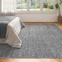 Eleisa 8x10 Area Rug, Farmhouse Home Decor Carpet, Grey