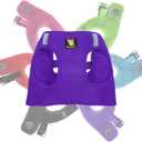 EcoBark Step in Dog Harness - Eco-Friendly Dog Harnesses for Dogs - Reflective and Adjustable Chest Body Halter Vest -Soft Luxurious Mesh (Purple, XL)