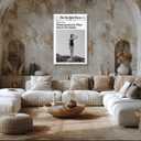 Vintage Trends Trendy Black and White Newspaper Modern Wall Art Woman Searches For Where Men Get The Audacity Poster Retro Girly Dorm Wall Decor12x18inch Unframed (style-6)