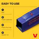 Victor Rat Zapper Classic Indoor Electronic Mouse and Rat Trap - 1 Electric Trap - RZC001-4 - Kill Up To 20 Rats - Easy to Use - LED Light Catch Alerts - Humanely Kill Mice and Rats - No See, No Touch