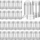 30 Pcs 1 Oz /30ml Empty Refillable Deodorant Containers, Twist Up Plastic Clear Tubes for Lip Balm, Lotion Sticks, and Sunscreen Bar