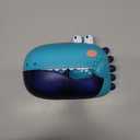 Lehoo Castle Toddler Bath Toys, Bath Bubble Machine, Dinosaur Bath Toys for Kids Ages 1-3, Bubble Maker for Bathtub, Toys for Boys Girls (Blue)