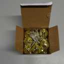 AceList 20 LED 9.8ft Disco Ball String Light - Battery Powered and USB Plug, Disco Ball Lights for 70's Disco Party Decorations and Birthday Parties, Mamma Mia (Gold)