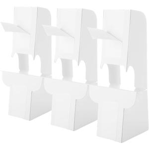 20 Pack Poster Stand Self-Stick Cardboard Easel Backs, Easy and Quick Application, 7.1" White Picture Frame and Art Easel Stand for Craft Projects, Posters, Signs and Photos