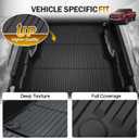 Truck Bed Mat for Toyota Tacoma 5FT 2024 2025 2026, All Weather Bed Liner for Tacoma Accessories, Heavy Duty Bed Mats, Car Accessories
